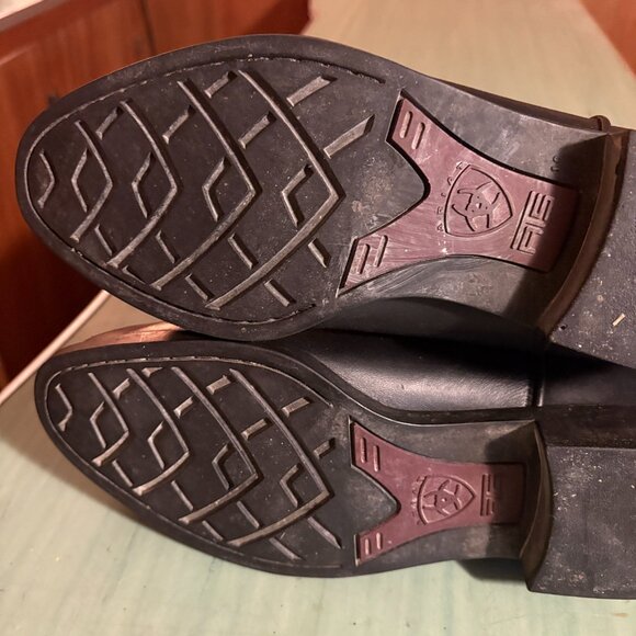 Mens Ariat ATS Heritage Black Leather Roper Western Boots Size 10 W #34101 - Picture 16 of 16